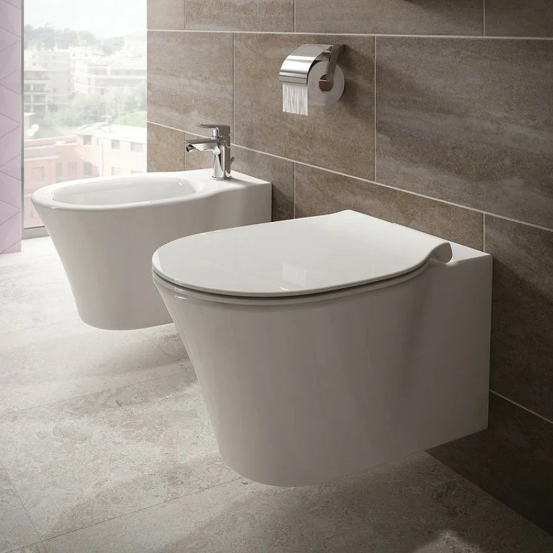 Унитаз Ideal Standard Connect Air E005401 подвесной без сиденья фарфор подвесной