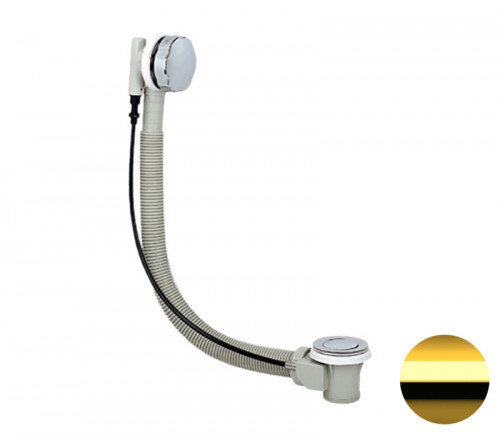 Слив-перелив Remer 96PDO полуавтомат цвет Золото глянцевое