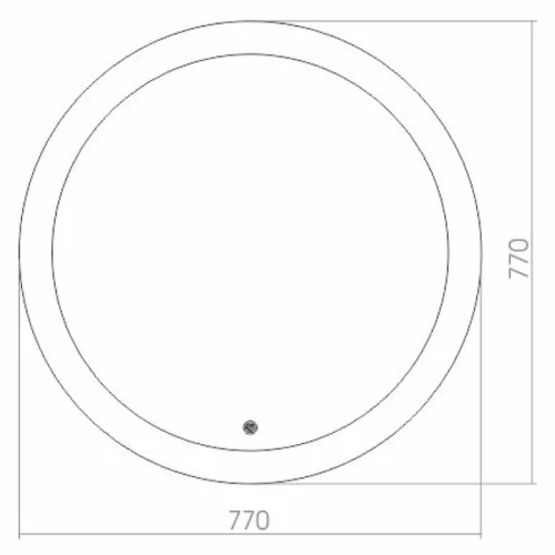 Зеркало Silver Mirrors Perla 77 ФР-00001045 с подсветкой с сенсорным выключателем и подогревом стекло