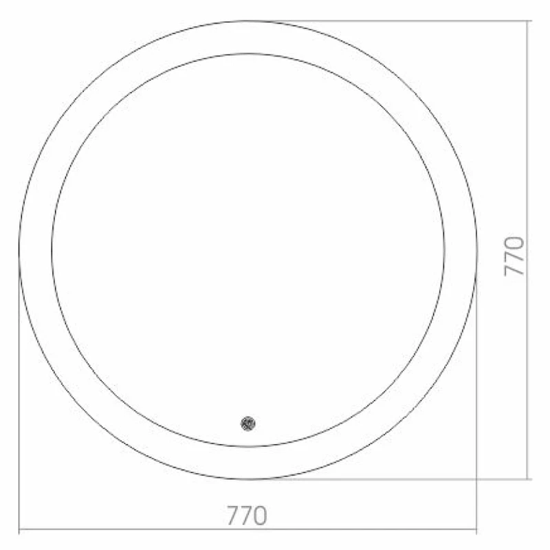 Зеркало Silver Mirrors Perla 77 ФР-00001045 с подсветкой с сенсорным выключателем и подогревом стекло