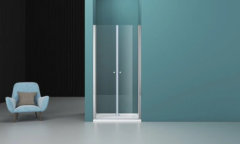 Душевая дверь BelBagno Etna 140 ETNA-B-2-140-C-Cr профиль Хром стекло прозрачное