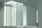 Душевой уголок Allen Brau Fantasy 140x80 3.11008.00 + 3.11011.00 профиль Хром стекло прозрачное