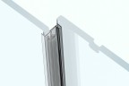 Душевой уголок Allen Brau Fantasy 140x80 3.11008.00 + 3.11011.00 профиль Хром стекло прозрачное