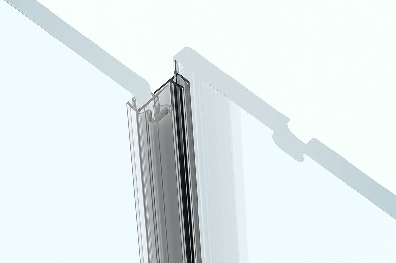 Душевой уголок Allen Brau Fantasy 140x80 3.11008.00 + 3.11011.00 профиль Хром стекло прозрачное