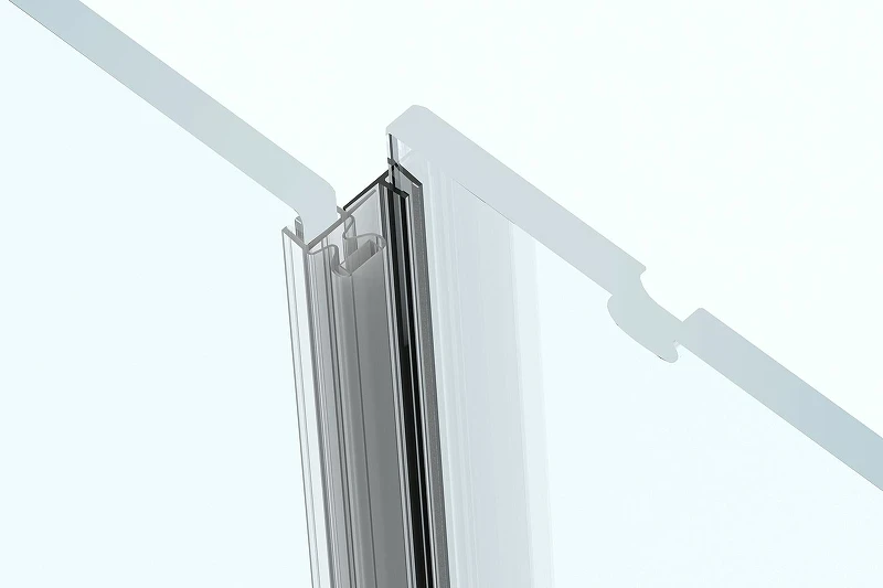Душевой уголок Allen Brau Fantasy 140x80 3.11008.00 + 3.11011.00 профиль Хром стекло прозрачное