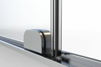 Душевой уголок Allen Brau Fantasy 140x80 3.11008.00 + 3.11011.00 профиль Хром стекло прозрачное