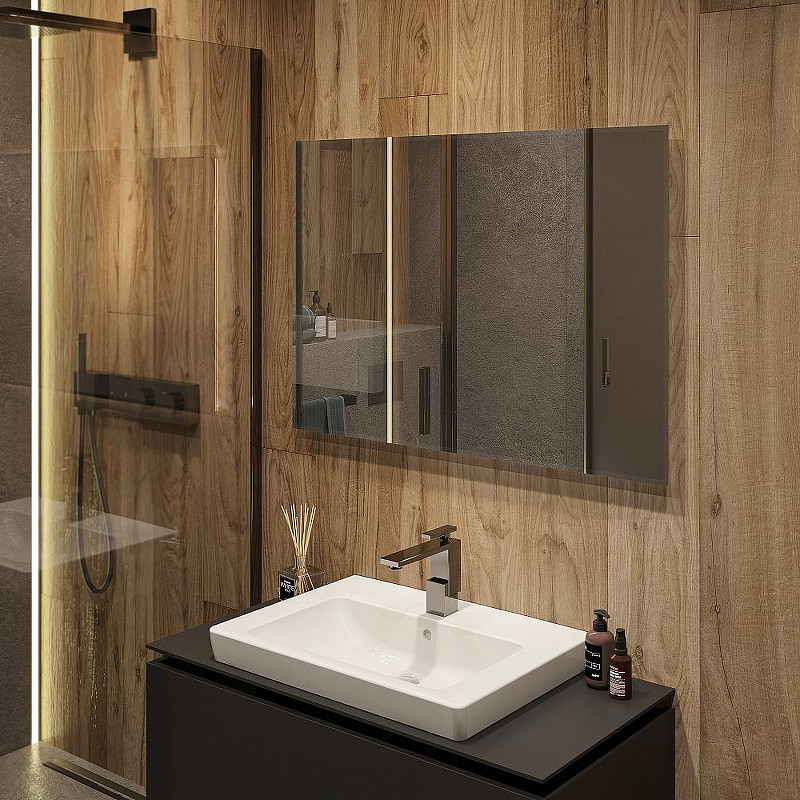 Зеркало DIWO Элиста 100 ЗЛП1746 с подсветкой с бесконтактным выключателем