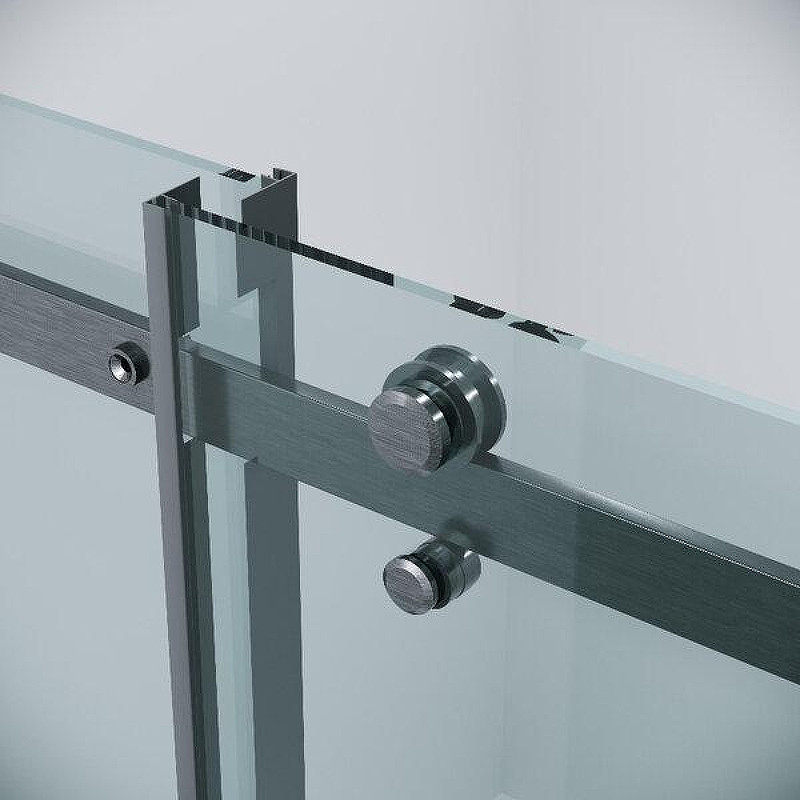 Душевой уголок Grossman Classic 140x80 120.K33.04.1480.42.00 профиль Графит сатин стекло прозрачное