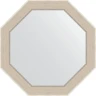 Зеркало Evoform Octagon 49х49 BY 3871 в багетной раме - Травленое серебро 52 мм