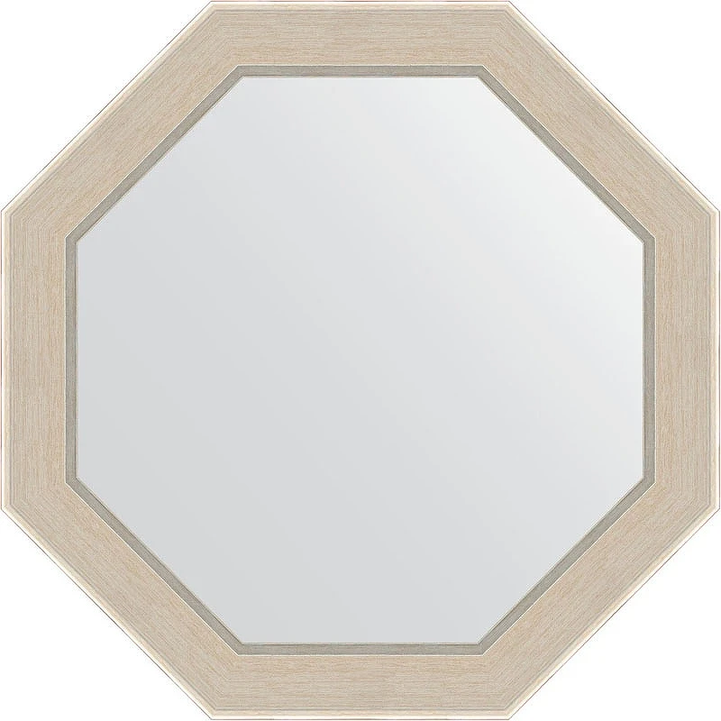 Зеркало Evoform Octagon 49х49 BY 3871 в багетной раме - Травленое серебро 52 мм