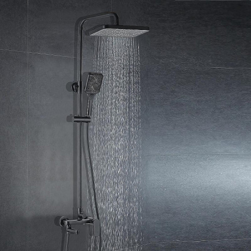 Душевая система Azario Arizona Square AZ-20BS цвет Хром
