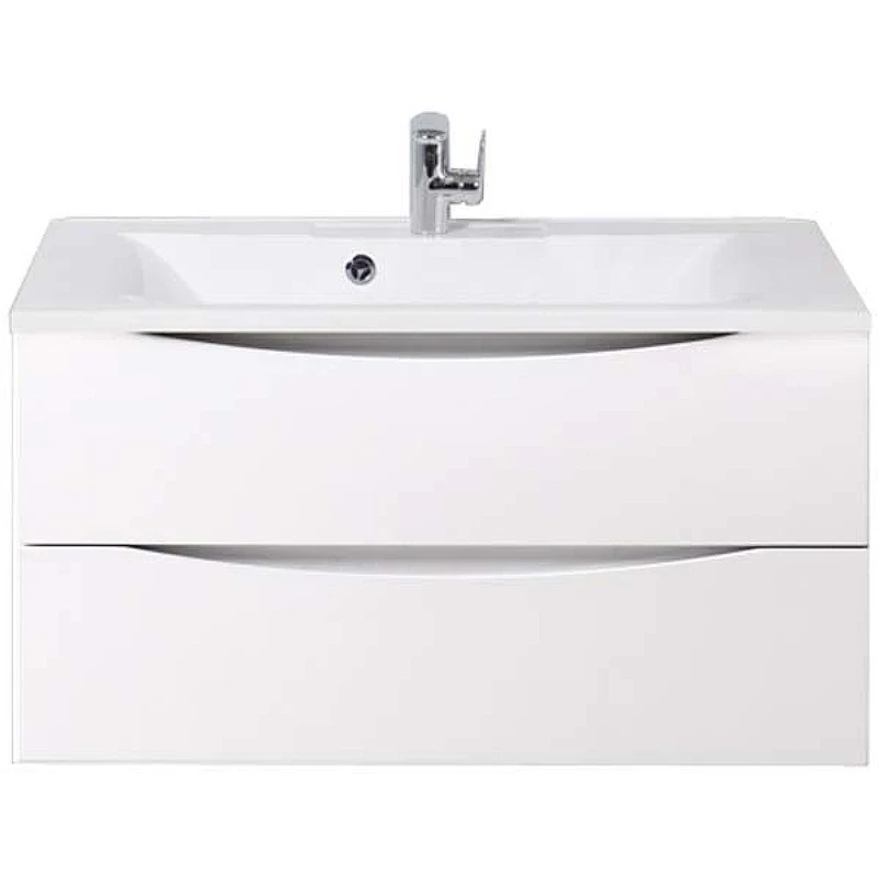 Тумба под раковину BelBagno Marino 90 MARINO-900-2C-SO-BL-P подвесная Bianco Lucido МДФ / ЛДСП