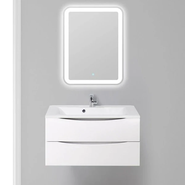 Тумба под раковину BelBagno Marino 90 MARINO-900-2C-SO-BL-P подвесная Bianco Lucido МДФ / ЛДСП