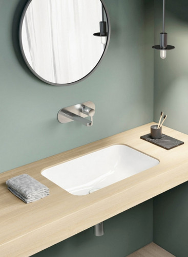 Раковина GSI Pura 50 724711 Белый фаянс встраиваемый