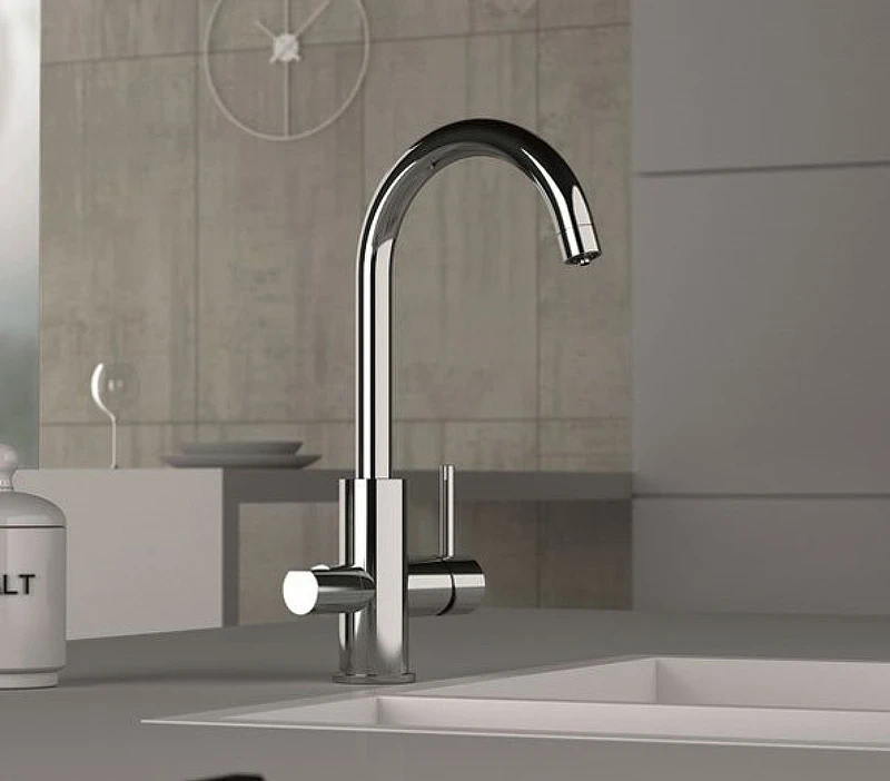 Смеситель для кухни Remer Minimal N792DW Хром латунь