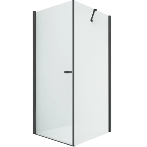 Душевой уголок New Trendy New Soleo Black 70х100 D-0229A/D-0116B профиль Черный стекло прозрачное