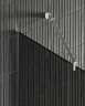 Душевая перегородка Maybah Glass MGD-698-5у 790x1950 в узком профиле Хром матовый стекло графитовое