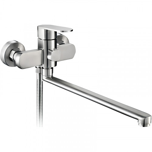 Смеситель для ванны Frap H805 F22805 универсальный Нержавеющая сталь нержавеющая сталь на стену