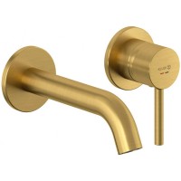 Смеситель для раковины Kludi Bozz 38244N076 Золото брашированное латунь