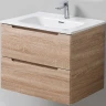 Тумба под раковину BelBagno Etna 60 ETNA-600-2C-SO-WO-P подвесная Rovere Bianco МДФ / ЛДСП