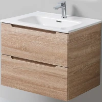 Тумба под раковину BelBagno Etna 60 ETNA-600-2C-SO-WO-P подвесная Rovere Bianco МДФ / ЛДСП