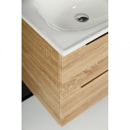 Тумба под раковину BelBagno Etna 60 ETNA-600-2C-SO-WO-P подвесная Rovere Bianco МДФ / ЛДСП