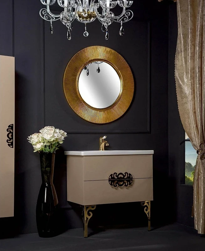 Зеркало Boheme NeoArt Shine 82 528-G Золото стекло