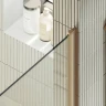 Душевая дверь Maybah Glass MGD-814-2 900x1980 на монопетле Бронза стекло сатиновое