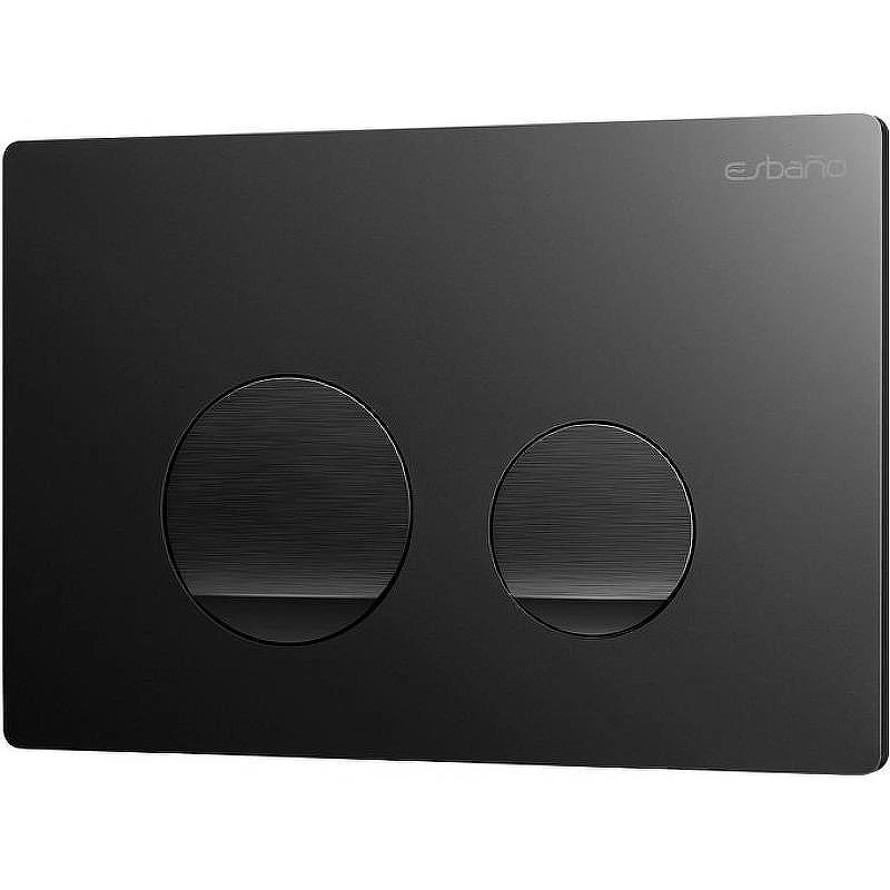 Клавиша смыва Esbano Slim-37MB ESINSLM37MB Черная матовая