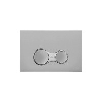 Комплект унитаза с инсталляцией Vitra Sento Rim-Ex 9830B003-7207 с сиденьем Микролифт и клавишей смыва Хром матовый фарфор подвесной