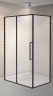 Душевой уголок Esbano Surf 120x90 ESOGS129PSB профиль Черный стекло прозрачное