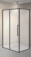 Душевой уголок Esbano Surf 120x90 ESOGS129PSB профиль Черный стекло прозрачное