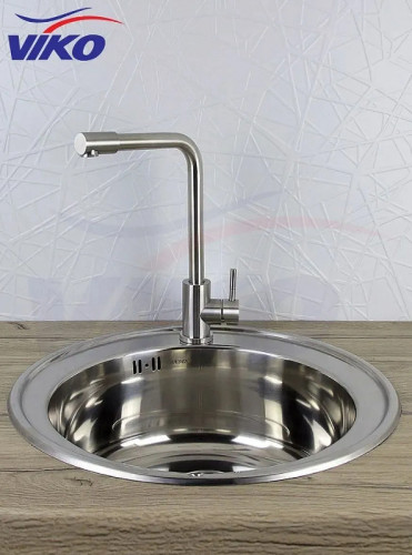Смеситель для кухни Viko V-4454 Сатин