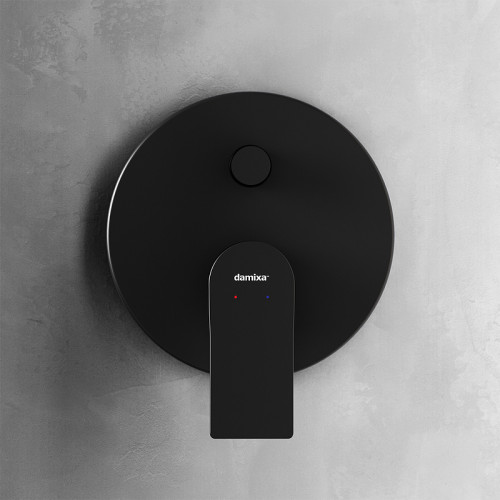 Смеситель для душа Damixa Apollo 477100300 Черный матовый латунь встраиваемый