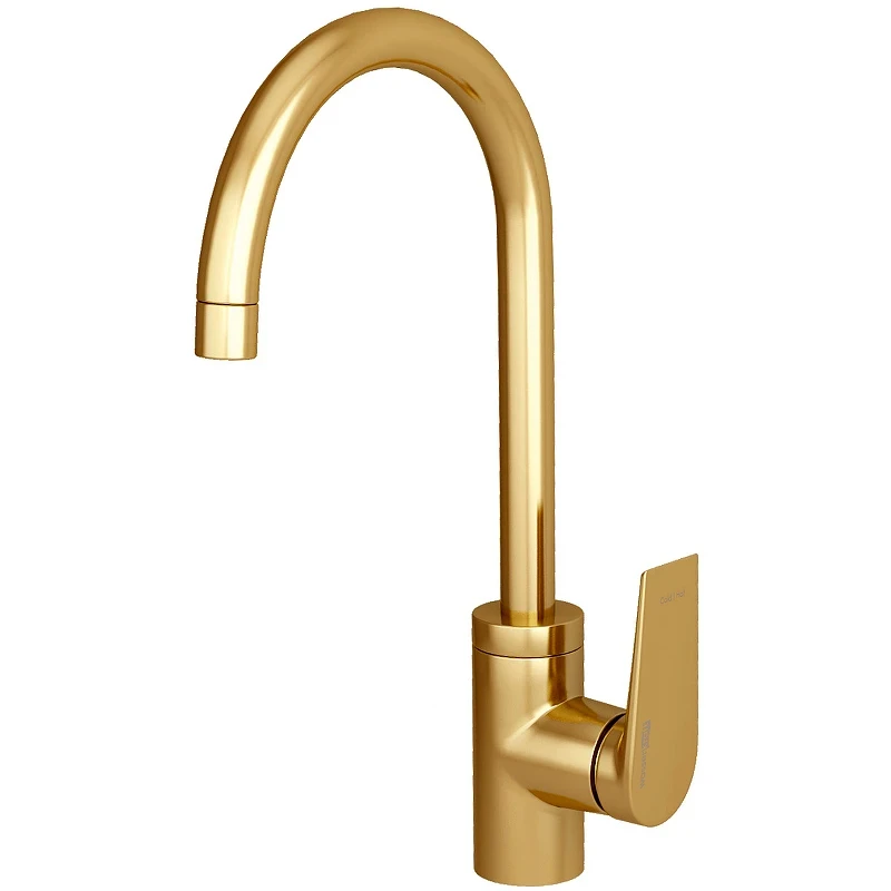 Смеситель для кухни WasserKRAFT Aisch 5507 Золото матовое латунь