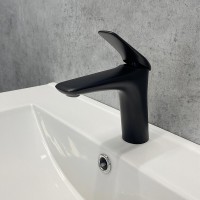 Смеситель для раковины Comforty FC074A-CMT 00-00004531 Черный латунь однорычажный