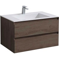 Тумба под раковину Vincea Luka 80 VMC-2L800RO подвесная R.Oak МДФ / ЛДСП