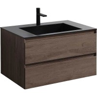 Тумба под раковину Vincea Luka 80 VMC-2L800RO подвесная R.Oak МДФ / ЛДСП