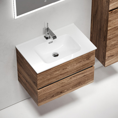 Тумба под раковину Sancos Urban 70 UR70ECH подвесная Дуб чарльстон МДФ / ЛДСП