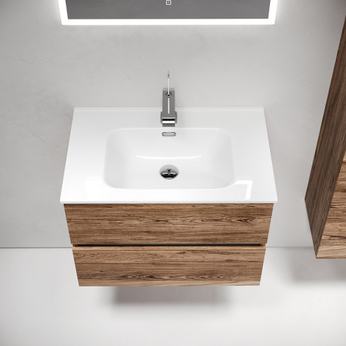 Тумба под раковину Sancos Urban 70 UR70ECH подвесная Дуб чарльстон МДФ / ЛДСП