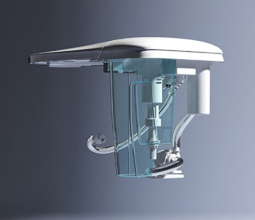 Унитаз биде SantiLine SL-5036 приставной с сиденьем Микролифт фаянс приставной