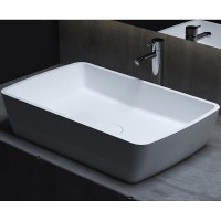 Раковина-чаша Salini Gloria 65 312 1102212M Белая матовая искусственный камень (литьевой мрамор)