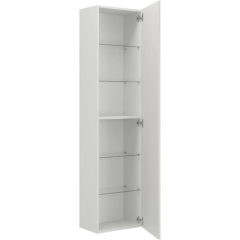 Шкаф пенал Creto Luna 40 R 17-PenIV40R подвесной Ivory МДФ / ЛДСП