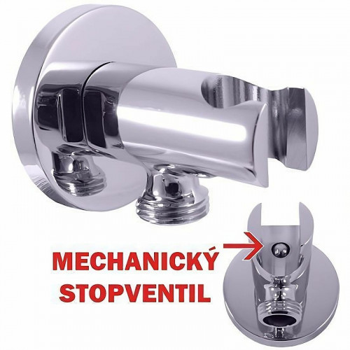 Шланговое подключение Rav Slezak MD0750Z Золото латунь на стену