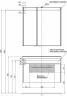 Тумба с раковиной Aquanet Августа 90 287695 подвесная Белая МДФ / ЛДСП