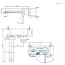 Смеситель для раковины Arrow N12RM6071CP цвет Хром