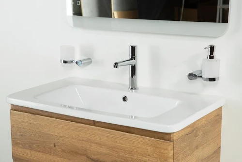 Тумба под раковину BelBagno 80 ALBANO-CER-800-2C-SO-RR подвесная Rovere Rustico МДФ / ЛДСП