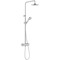 Душевая система Kludi Dive Dual Shower System 6807905-00 с термостатом Хром латунь на стену