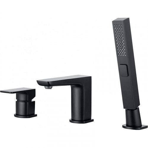 Смеситель на борт ванны Allen Brau Infinity 5.21008-31 Черный матовый латунь