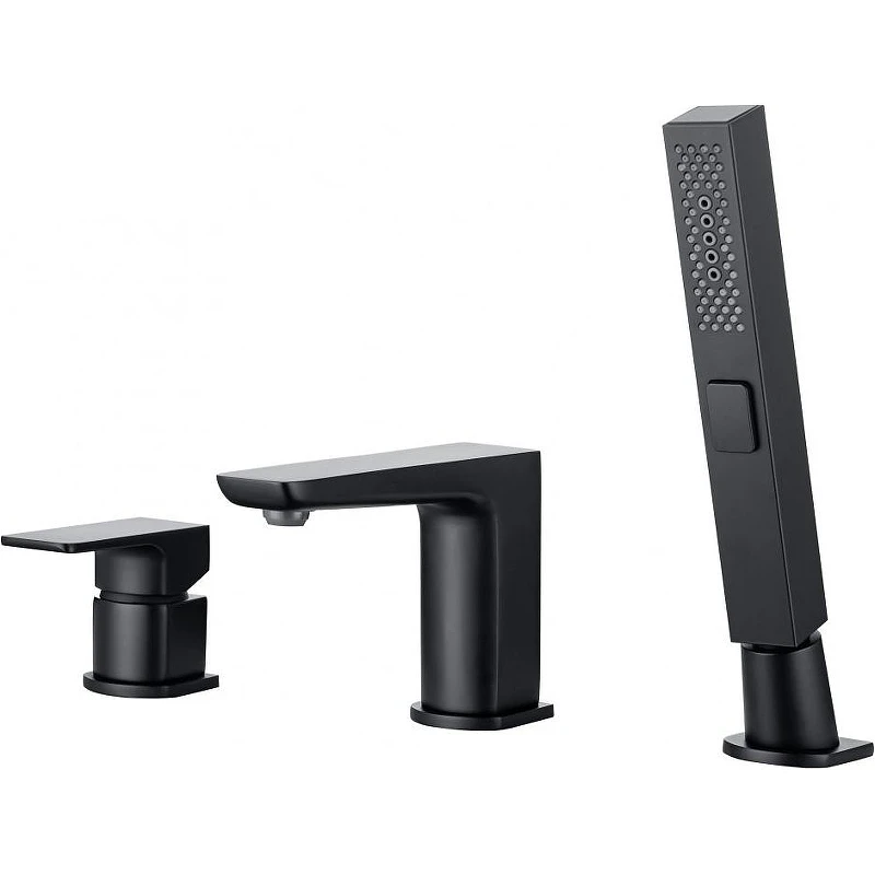 Смеситель на борт ванны Allen Brau Infinity 5.21008-31 Черный матовый латунь